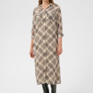 Black Check Dress