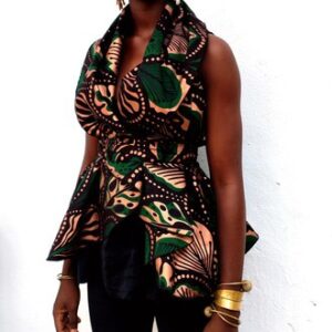 Multicolour Peplum Blouse