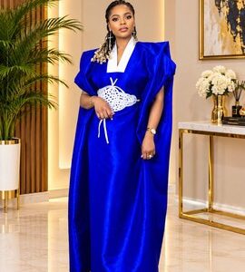 Blue Luxury Bubu Gown
