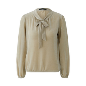 Stone Tie Neck Blouse