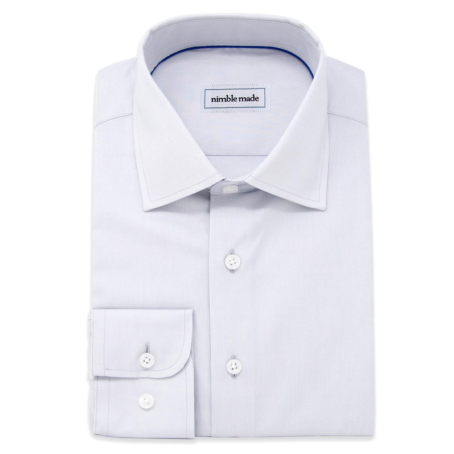 Light Gray Oxford Button Up Shirt